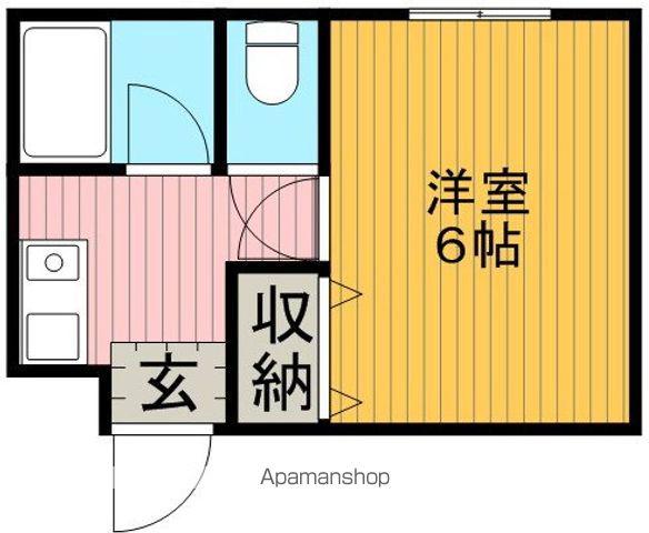 フェニックス豊中Ⅰ(1K/3階)の間取り写真