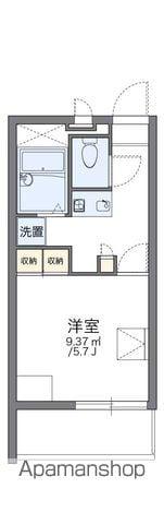 レオパレスボクスターK(1K/2階)の間取り写真