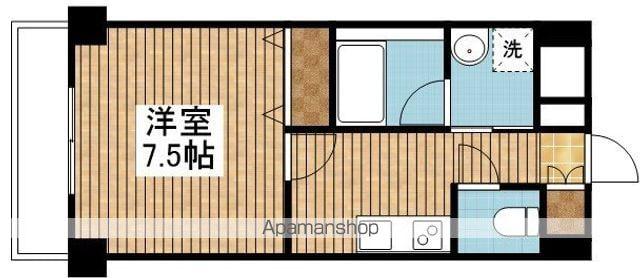 AZALEA PARK SASAGUCHI(1K/5階)の間取り写真