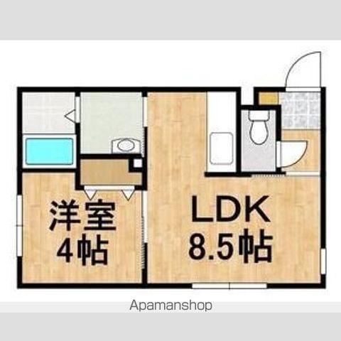 MARRIOTT共栄町(1LDK/3階)の間取り写真