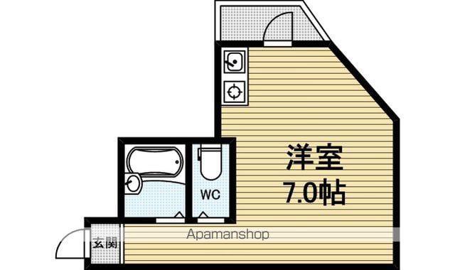 昭和ジャパンライフ(ワンルーム/3階)の間取り写真