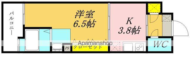NO48 PROJECT2100博多(1DK/8階)の間取り写真