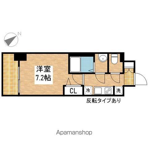 プレサンス新栄リベラ(1K/3階)の間取り写真