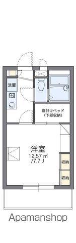 レオパレス川添Ⅱ(1K/1階)の間取り写真