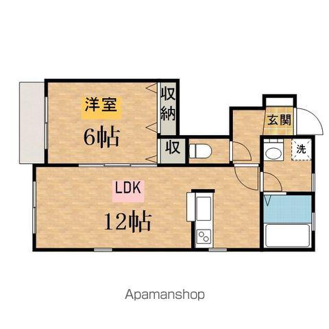 フレシール(1LDK/1階)の間取り写真