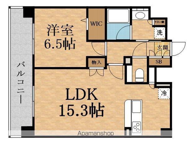 PRESSANCE 東淀川駅前 PLOCHE(1LDK/15階)の間取り写真