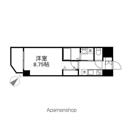 セントフィオーレ新栄(1K/7階)の間取り写真