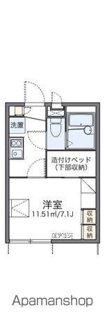 レオパレスコーガ(1K/1階)の間取り写真