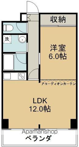 DIO・HORI Ⅰ(1LDK/1階)の間取り写真