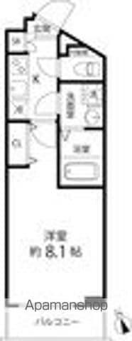 プレールドゥーク成増(1K/4階)の間取り写真