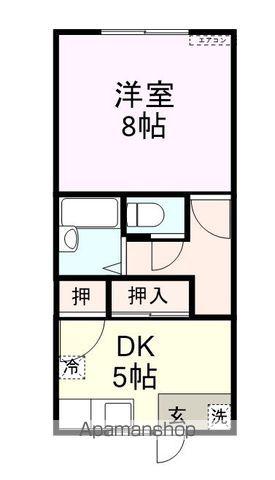 シェスタソラーレⅢ(1DK/1階)の間取り写真