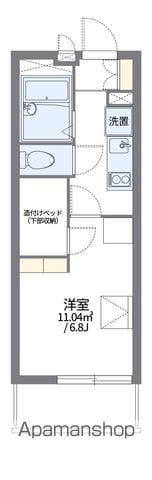 レオパレスプルーム淀川(1K/3階)の間取り写真