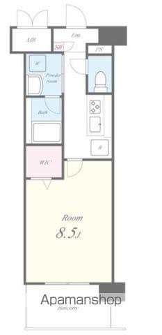 CONSTELLATION(1K/5階)の間取り写真