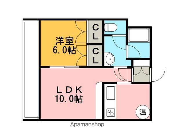 ビィクトリアパーク(1LDK/3階)の間取り写真
