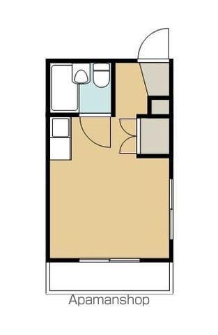 豊田ハイツA(1K/3階)の間取り写真