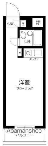 江戸川橋センチュリープラザ21(ワンルーム/5階)の間取り写真