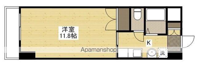 セイミツビル(1K/3階)の間取り写真