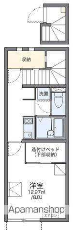 レオネクストメゾン ソレーユ(1K/2階)の間取り写真