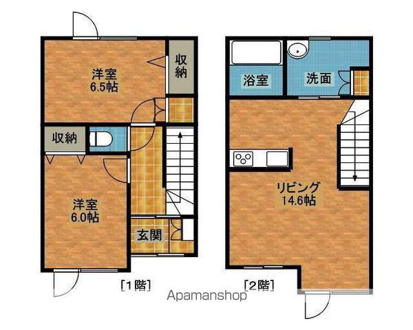 ルピナス２５(2LDK)の間取り写真