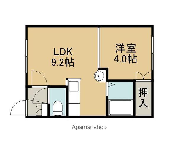 レインボーハウス光洋NO10(1LDK/2階)の間取り写真