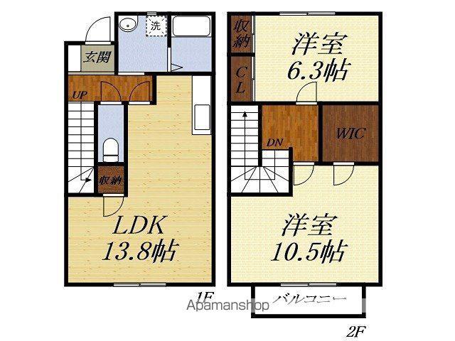 ブレシドB(2LDK)の間取り写真