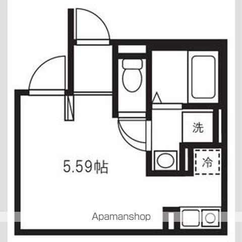 バズ西台Ⅱ(ワンルーム/4階)の間取り写真