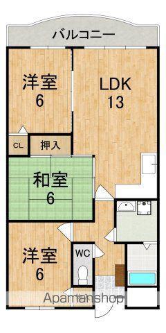アークティアラ(3LDK/2階)の間取り写真