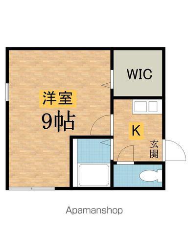 カインドネス八王子緑町(1K/1階)の間取り写真