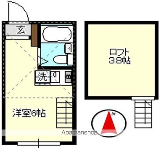 KAINOS弘明寺(ワンルーム/1階)の間取り写真