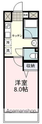 デコラージュ谷田(1K/2階)の間取り写真