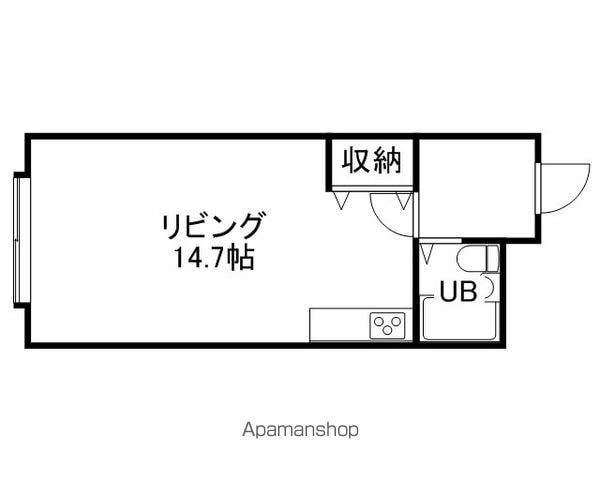 プレサント発寒ステーション(ワンルーム/7階)の間取り写真