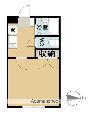 メゾン ルポB(1K/1階)の間取り写真