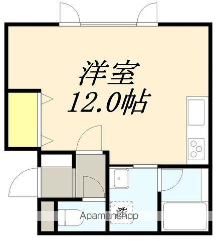 コートソフィア(ワンルーム/1階)の間取り写真