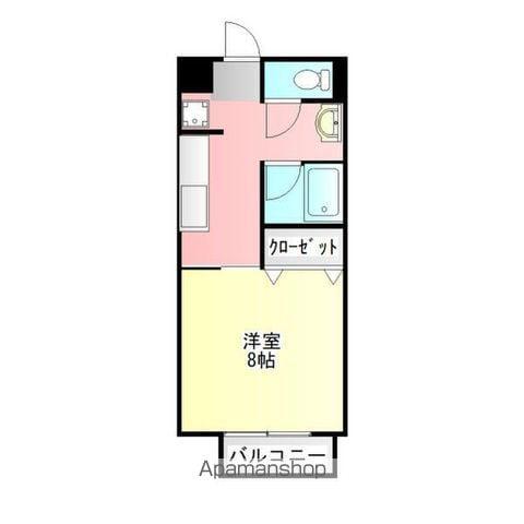 ノーブルFUJII(1K/2階)の間取り写真