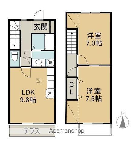ＭＡＩＳＯＮＥＴＴＥ柊(2LDK)の間取り写真