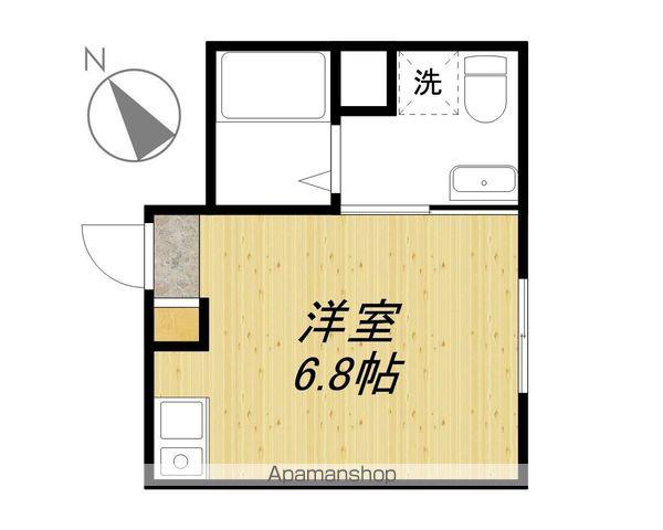 Sフラット鳩森(ワンルーム/3階)の間取り写真