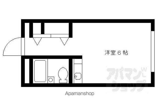 文華堂マンション(1K/3階)の間取り写真