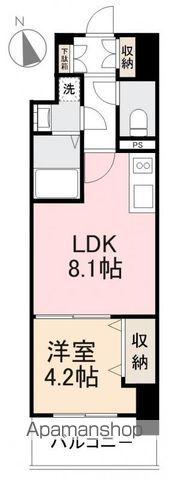 メイフェアミライエ(1LDK/12階)の間取り写真