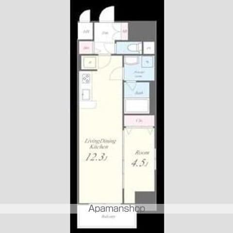 ファンファーレ黄金(1LDK/2階)の間取り写真