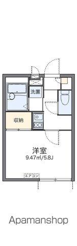 レオパレスルミエール馬場 1階階 間取り