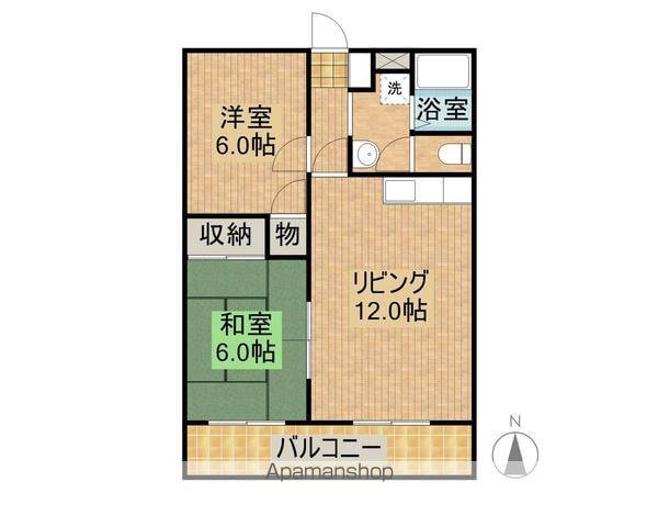 パストラルコート(2LDK/1階)の間取り写真