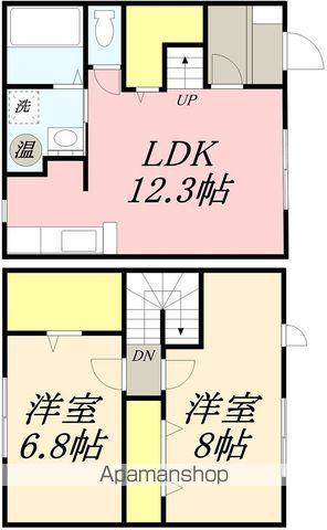 PRIMEMAISON1号館(2LDK/1階)の間取り写真