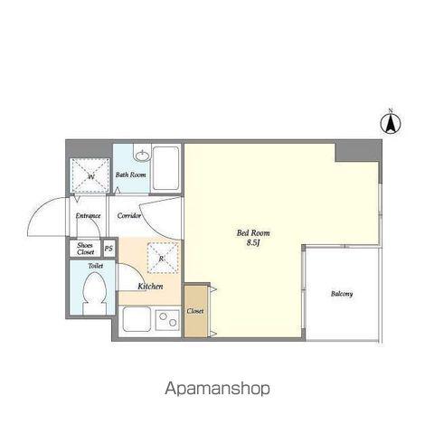 ガーラプレイス錦糸町(1K/7階)の間取り写真