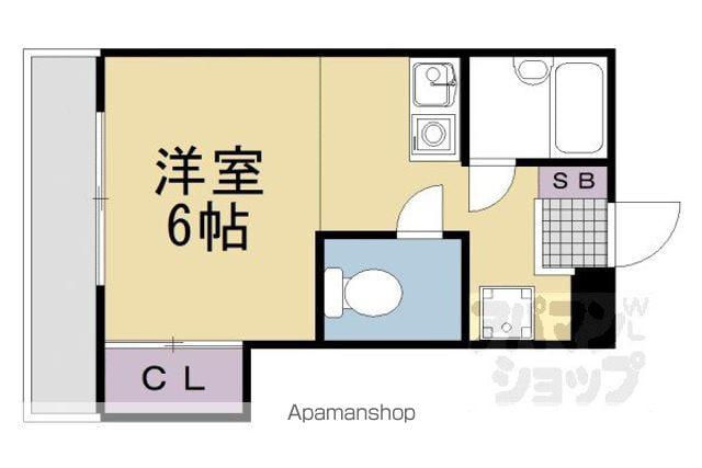 庵里KAMANZA(1K/2階)の間取り写真