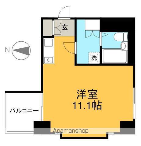 CIELO本町(ワンルーム/4階)の間取り写真