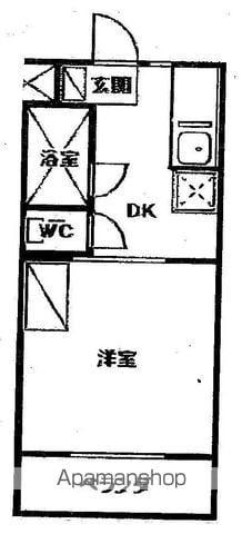 アーリー・2(1DK/3階)の間取り写真