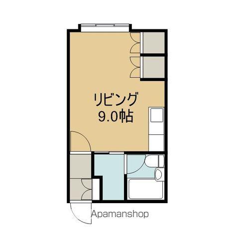 コーポピッコロ(ワンルーム/1階)の間取り写真