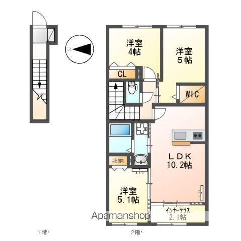 工事501026(3LDK/2階)の間取り写真