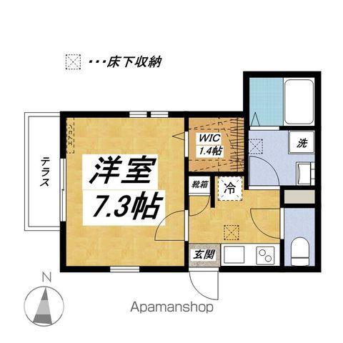 メゾン ケイ(1K/1階)の間取り写真