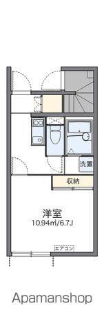 レオネクストNA(1K/1階)の間取り写真